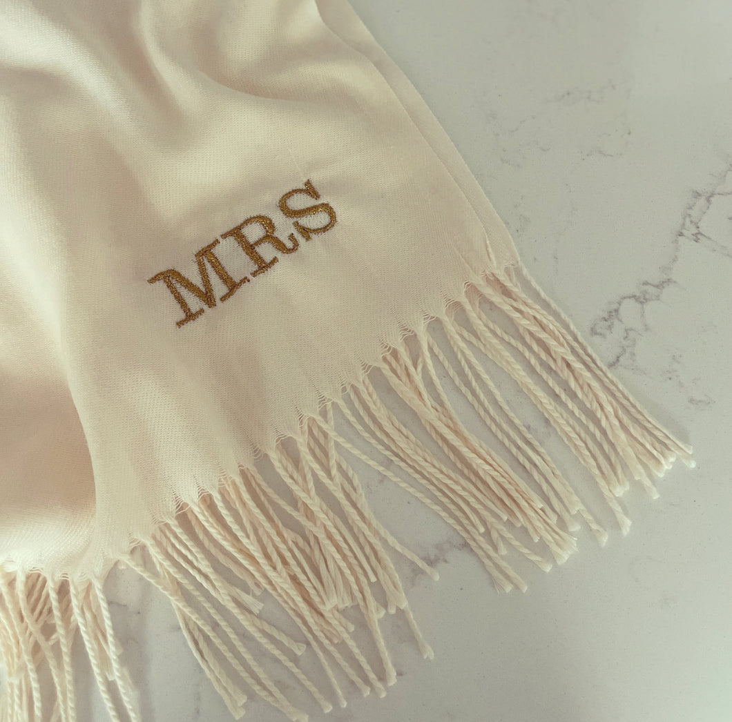 Monogrammed Scarves