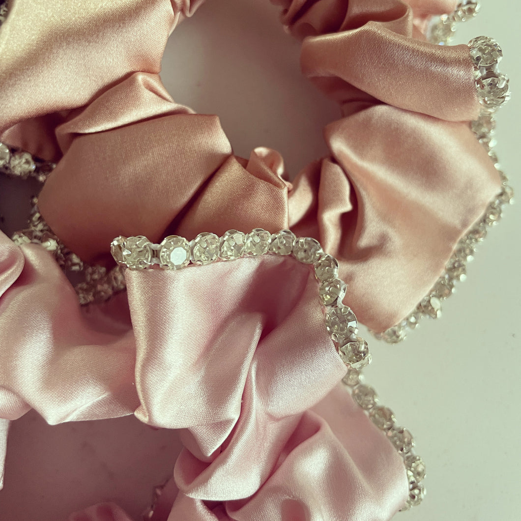 Luxury silk scrunchies