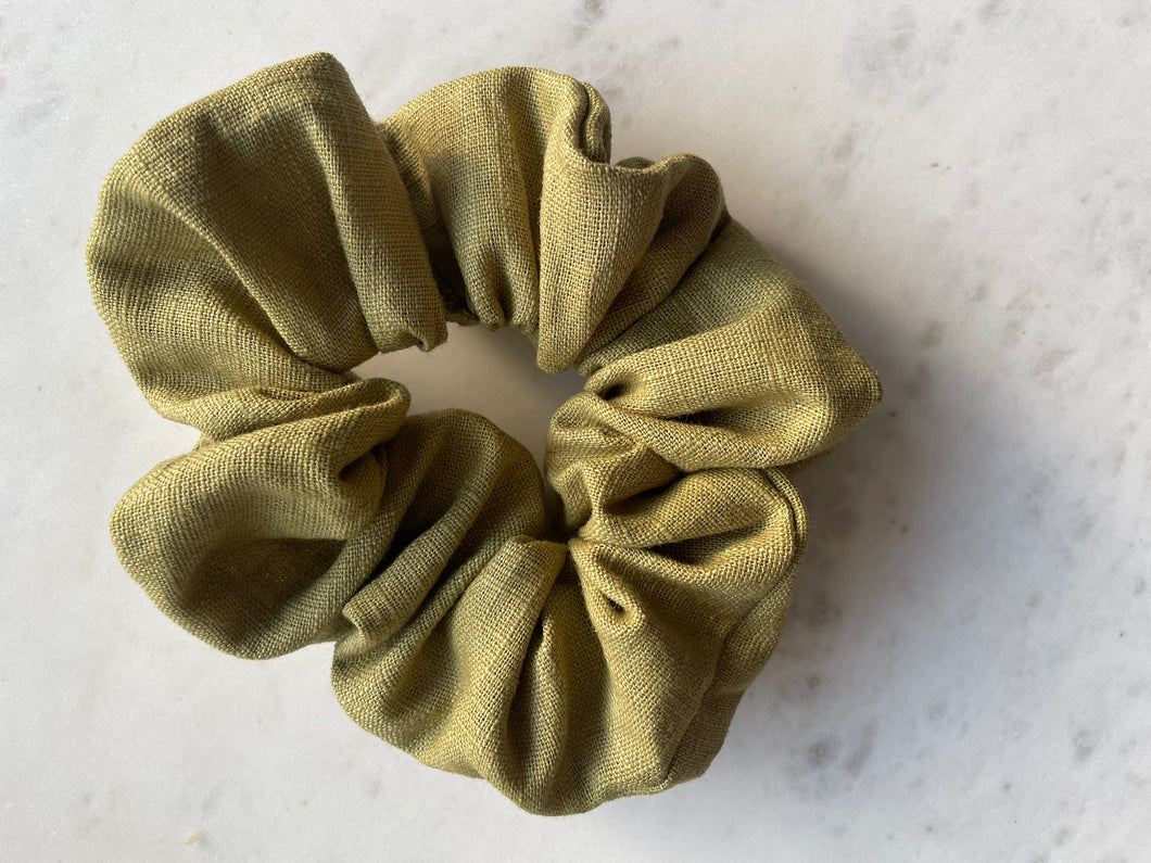 Handmade Pure Linen Scrunchies