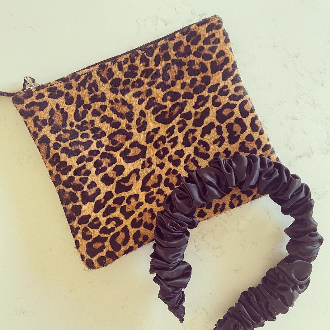 Luxury Leopard Print Pouch